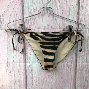 H&M Tiger Print Bikini Bottom sz 10 NWT